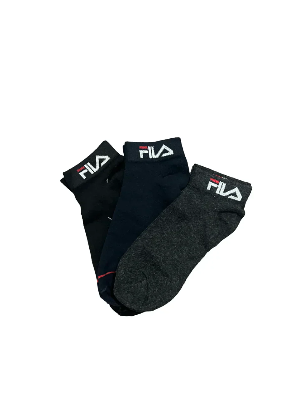 Branded Fila  Cotton Ankle Socks (Pack Of 12 Pairs) - Image 3