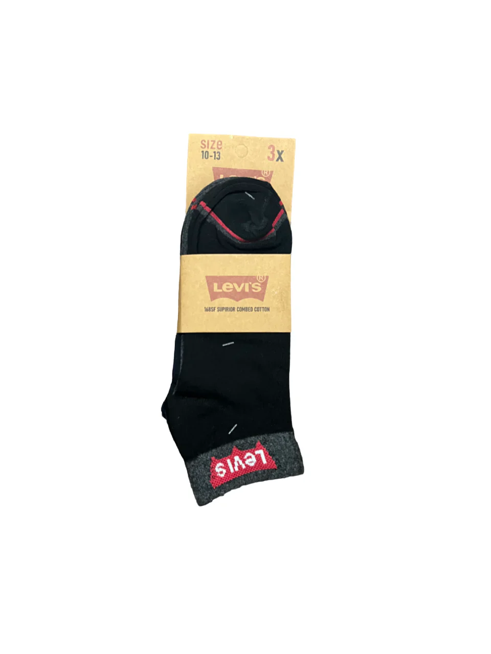 Branded Levi's  Cotton Ankle Socks (Pack Of 6 Pairs) - Image 5
