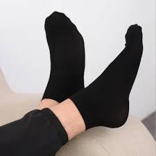 Premium Cotton Ankle Socks (6 Pairs)-Black - Image 3